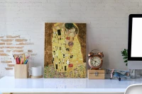 Pocałunek - Gustav Klimt -  Malowanie po numerach