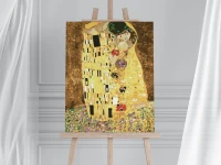 Pocałunek - Gustav Klimt -  Malowanie po numerach