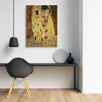 Pocałunek - Gustav Klimt -  Malowanie po numerach