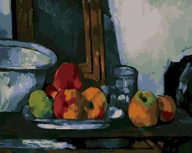 Martwa natura z otwartą szufladą - Paul Cézanne - Malowanie po numerach