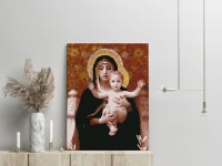 Madonna w liliach (William Adolphe Bouguereau) - Malowanie po numerach