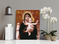 Madonna w liliach (William Adolphe Bouguereau) - Malowanie po numerach