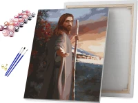 Jezus Chrystus w drodze - Malowanie po numerach