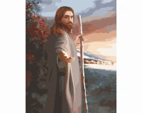 Jezus Chrystus w drodze - Malowanie po numerach