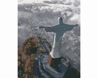 Statua Chrystusa Zbawiciela - Rio de Janeiro - Malowanie po numerach