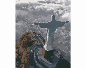 Statua Chrystusa Zbawiciela - Rio de Janeiro - Malowanie po numerach