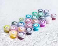 Jesienne tory - Malowanie po numerach