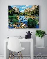 Park Yosemite USA - Malowanie po numerach