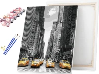 Taksówki w Nowym Jorku NYC - Malowanie po numerach