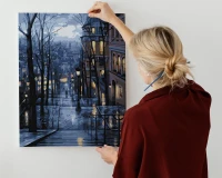Paryż Montmartre - Malowanie po numerach