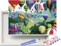Balony - Kapadocja - Malowanie po numerach