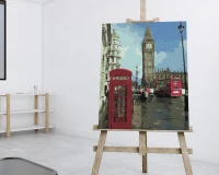 Londyn Big Ben - Malowanie po numerach