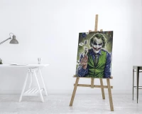 Joker i talia kart - Błazen - Malowanie po numerach