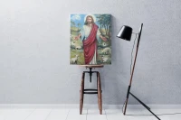 Jezus Chrystus Dobry Pasterz - Malowanie po numerach
