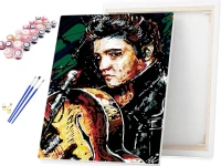 Elvis Presley - portret króla - Malowanie po numerach