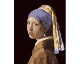 Dziewczyna z perłą - Jan Vermeer - Malowanie po numerach
