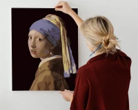 Dziewczyna z perłą - Jan Vermeer - Malowanie po numerach