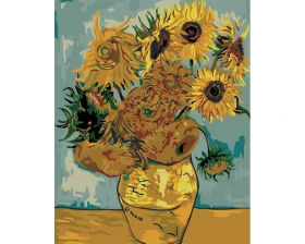 Słoneczniki - Van Gogh - Malowanie po numerach