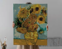 Słoneczniki - Van Gogh - Malowanie po numerach