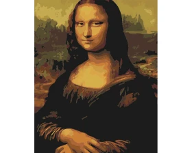 Mona Lisa -  Leonardo Da Vinci - Malowanie po numerach