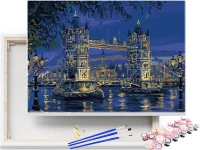 Londyn - Tower Bridge - Malowanie po numerach