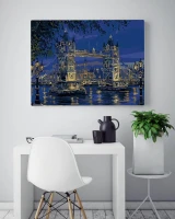 Londyn - Tower Bridge - Malowanie po numerach