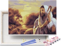 Jezus Dobry Pasterz  - Malowanie po numerach