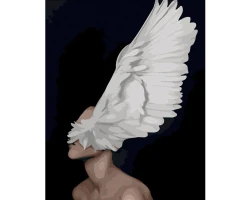 Abstrakcyjny portret kobiety - Malowanie po numerach