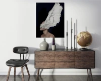 Abstrakcyjny portret kobiety - Malowanie po numerach