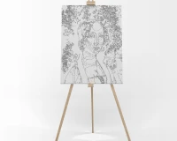 Portret Ginevry - Leonardo da Vinci - Malowanie po numerach
