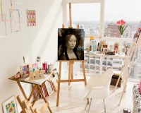 Portret Ginevry - Leonardo da Vinci - Malowanie po numerach