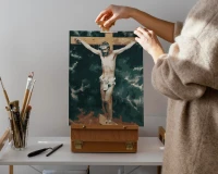 Jezus Chrystus na krzyżu - Malowanie po numerach