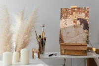 Matka z dzieckiem - Gustav  Klimt -  Malowanie po numerach