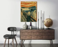 Krzyk - Edvard Munch - Malowanie po numerach