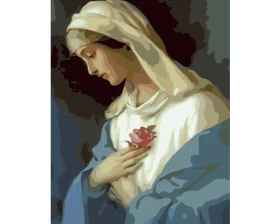 Matka Boża  - Najświętsza Maryja Panna - Malowanie po numerach