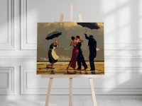 Śpiewający lokaj - Jack Vettriano - Malowanie po numerach