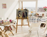 Śpiewający lokaj - Jack Vettriano - Malowanie po numerach