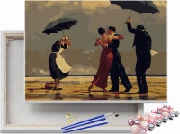 Śpiewający lokaj - Jack Vettriano - Malowanie po numerach