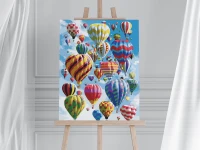 Balonowa fiesta - Malowanie po numerach