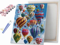 Balonowa fiesta - Malowanie po numerach