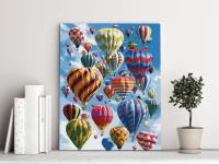 Balonowa fiesta - Malowanie po numerach