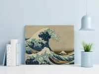 Wielka fala w Kanagawie -  Hokusai Katsushika - Malowanie po numerach