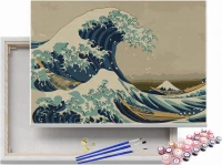 Wielka fala w Kanagawie -  Hokusai Katsushika - Malowanie po numerach
