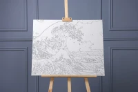 Wielka fala w Kanagawie -  Hokusai Katsushika - Malowanie po numerach