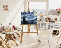 Gwiaździsta noc -  Vincent van Gogh - Malowanie po numerach