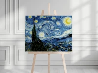 Gwiaździsta noc -  Vincent van Gogh - Malowanie po numerach
