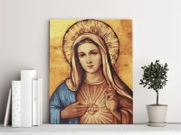 Ikona Niepokalane Serce Maryi - Malowanie po numerach