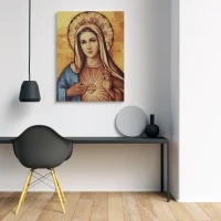 Ikona Niepokalane Serce Maryi - Malowanie po numerach
